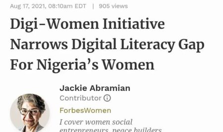 Digi-Women Initiative Featured on Forbes!!